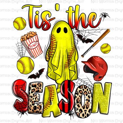 it's the season with baseball bats and other sports related items on white background Halloween Softball Halloween Softball Background, Halloween Baseball Background, Softball Pumpkin Designs, old lace