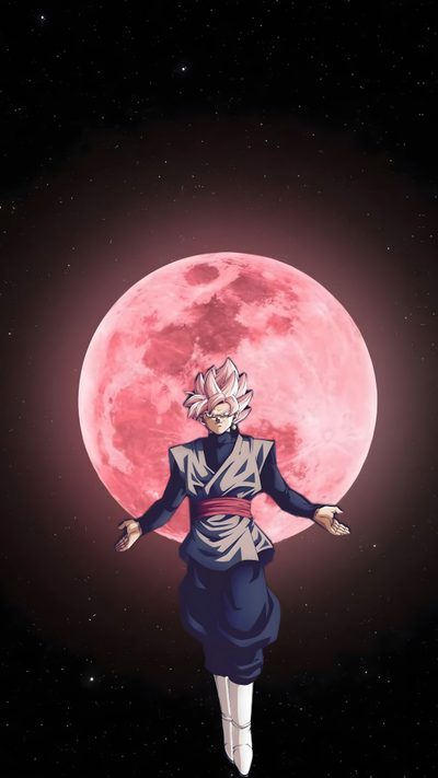 an anime character standing in front of the moon Goku Black Halloween 4k Dragon Ball, Goku Black, Cool Cartoon, Black Rose, Cool, Dragon Ball Z,