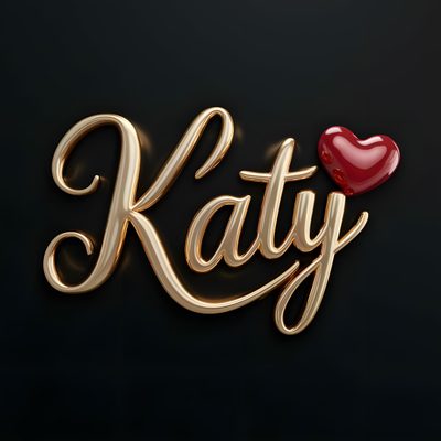 the word kathy written in gold lettering with a red heart on it's side Katy Name Name Backgrounds For Halloween Kathy Name Hd, Kate Name Hd, Katelynn Name, Kathy, black