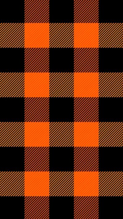 an orange and black plaid pattern Halloween Orange Plaid Animal Print Background, Halloween Iphone Backgrounds, Halloween Backgrounds, black