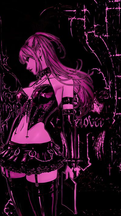 Cute Goth Wallpaper Aesthetic, Dark Pink Halloween Wallpaper, Ryuk Old Design, Pink And Black Wall Paper, Pink Alt Wallpaper, Dark Pink Gothic Wallpaper, Emo Pink And Black, Scene Girl Wallpaper, Pink And Black Prints Black And Pink Halloween Cute Goth Aesthetic, Dark Pink Halloween, Ryuk Old Design,