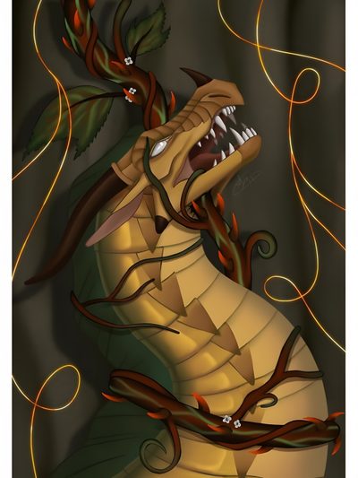 a digital painting of a dragon with its mouth open and it's tongue out Wings Of Fire Halloween Wings Of Fire, dark slate gray