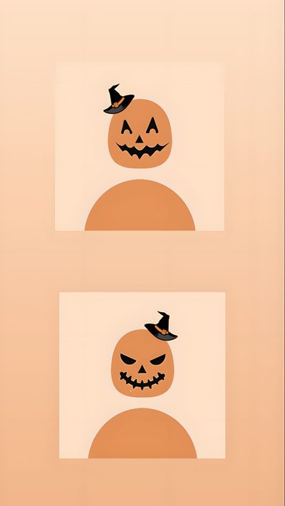 two pumpkins with hats on their heads Matching Halloween For 2 Halloween Contact Photos, Halloween Matches Pfp, Cute Halloween Profile Pictures For Tiktok, wheat