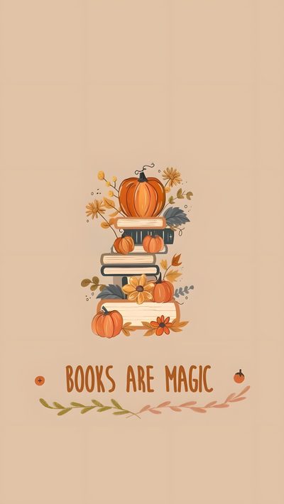 books are magic with pumpkins and leaves on top Halloween Book Fall And Books, Fall Reading, Fall Book Iphone, Book Fall, Fall Book, Fall Bookish, tan