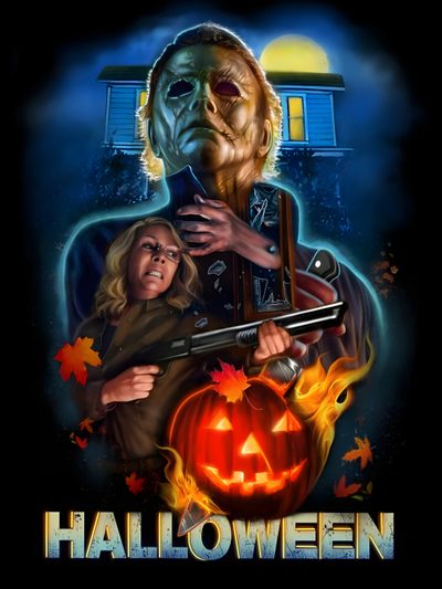 Halloween Franchise, Halloween 1978, Halloween Film, Horror Movie Icons, The Boogeyman, Halloween 4, Halloween Series, Horror Posters, Jason Voorhees Halloween 2018 Halloween Franchise, Halloween 1978, Halloween Film, Horror Movie Icons, The Boogeyman, black
