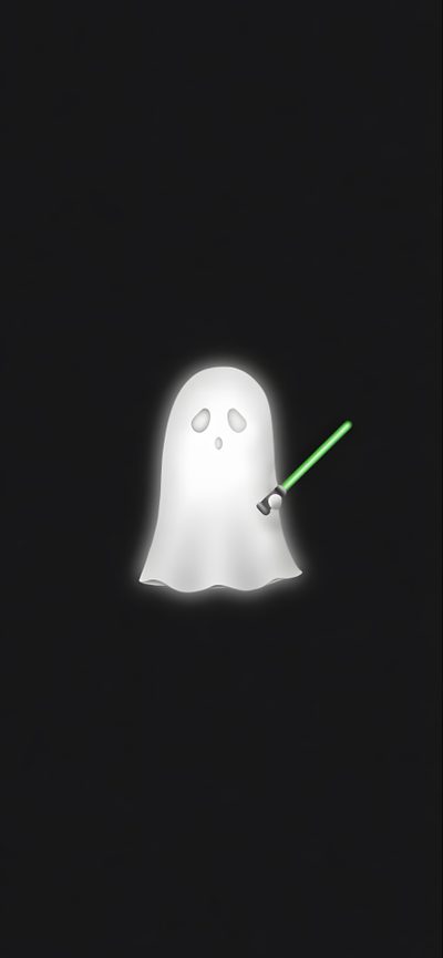a white ghost with a purple stick in it's mouth Star Wars Halloween Phone Purple Storm Trooper, May The Color Be With You, Star Wars Ghost, black