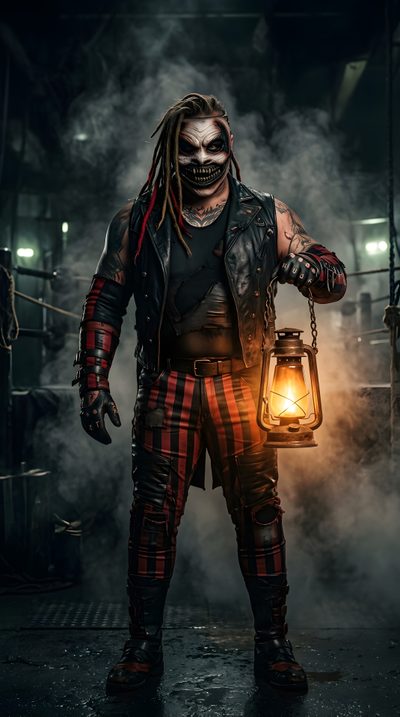 a man with dreadlocks holding a lantern in his hand and wearing plaid pants Wwe Halloween Ronaldo Images, Bray Wyatt, Tna Impact, Wrestling Superstars, Realistic Art, Lucha Libre, black