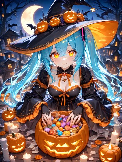 初音ミク Witch Miku, Halloween Miku Wallpaper, Hatsune Miku Halloween, Spooky Miku, Pumpkin Dream Miku, Mrs Pumpkin Miku, Happy Halloween Miku, Hatsune Miku Halloween Wallpaper, Miku Pumpkin Hatsune Miku Halloween Witch Miku, Halloween Miku, Hatsune Miku Halloween, Spooky Miku, dim gray