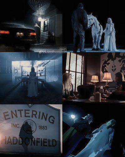the movie poster for entering inc haddonfield is shown in four different frames, including an image of a man and woman standing next to a car Halloween 2 2009 Movies To Watch, Halloween 2007 2, Thriller Movies, Photography Inspo, Halloween Ii, black