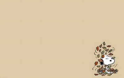 a cartoon dog with leaves coming out of it's mouth on a beige background Snoopy Halloween Macbook Ipad Background Fall, Fall Ipad Backgrounds, Fall Aesthetic Ipad, tan