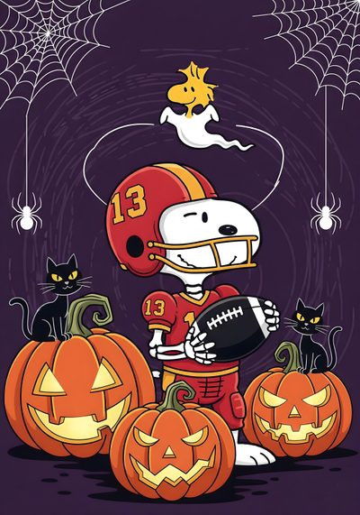 Dive into the spooky season with this vintage-inspired Snoopy football Halloween art. Perfect for adding a touch of spooky-cute charm to your home decor, digital backgrounds, or seasonal inspiration boards. Celebrate the perfect blend of fandom and Halloween spirit with this unique fan art. Ideal for any football lover or Snoopy fan. #HalloweenArt #Snoopy #FootballFanArt #VintageHalloween #SpookySeason #FootballLife #FanArt Scary Photos, Football Art, Football Lovers, Digital Backgrounds, Cute Charms, Halloween Art, Spirit Halloween, Seasonal Decor, Snoopy Nfl Halloween Scary Photos, Football Art, Football Lovers, Digital Backgrounds, Cute Charms, dark slate gray