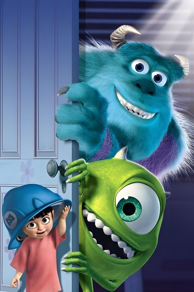 an image of monsters coming out of the door Monsters Inc Halloween Monsters Uni, Monsters University, Monsters University Poster, slate gray